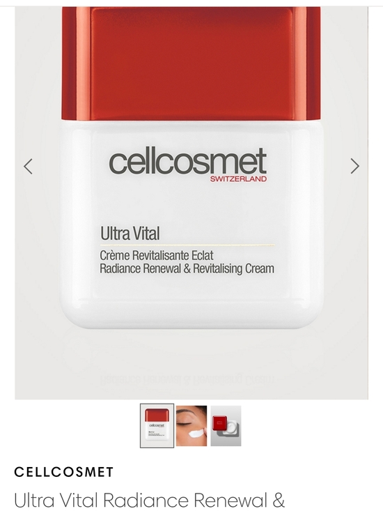 CELLCOSMET Other - Cellcosmet Ultra Vital Radiance Renewal & Revitalising Cream